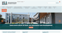 Desktop Screenshot of indyhousing.org