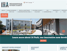 Tablet Screenshot of indyhousing.org